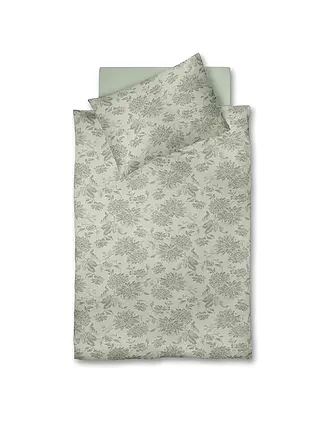 FLEURESSE | Flanell Bettwäsche 70x90cm/140x200cm LECH JACQUARD Pine | 